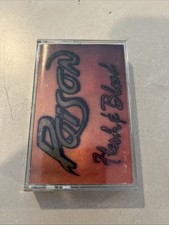 Poison Flesh  Blood Cassette 1990 Capital Original Owner Smoke Free Storage