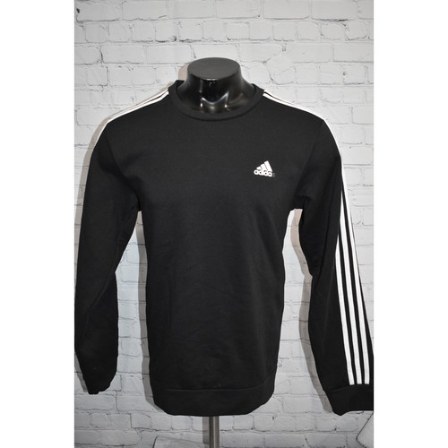 Adidas Sweatshirt Pullover Mens Size Large Black Performance Polyester - Picture 2 of 7