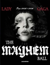 Lady Gaga Mayhem Ball Tour 2025 2026 Poster