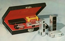 Minolta 16 Miniature Cameras 16mm Gift Set Vintage 1968 Advertising Postcard