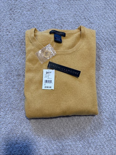 Preswick & Moore Women's Cashmere Sweater - Yellow Size Medium - New With Tags - Picture 7 of 7