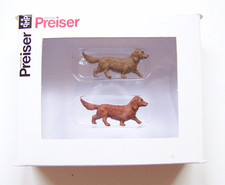 Preiser G 1:25 Scale # 47094 Two Dachshunds :...