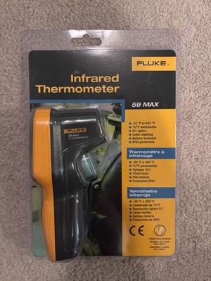 FLUKE 59 MAX INFRARED THERMOMETER (NEW FACTORY SEALED) SHIPS FAST -