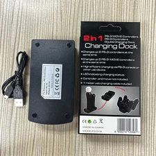 For Playstation PS3/MOVE Dual Controllers Charger Station Charger Dock Mount