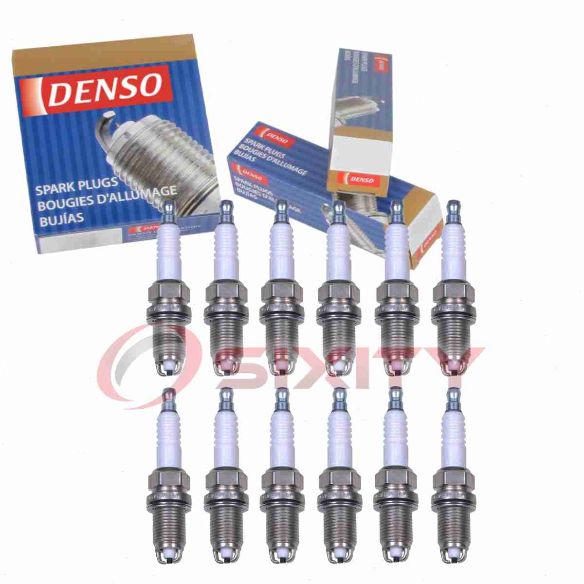 12 pc Denso Standard Spark Plugs for 1995-1998 Porsche 911 3.6L H6 Ignition zq