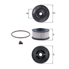 Kraftstofffilter MAHLE KX 591D für Kia Hyundai Sorento III Santa FE IV