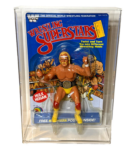 1985 LJN WWF Wrestling SuperStars Hulk Hogan 8 Bac...