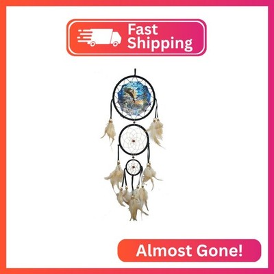 Remorelt Wolf Eagle Bear Dream Catcher Bedroom Wall Decor, Christmas Home Decora