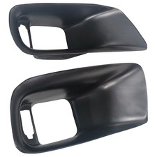 Front Bumper Fog Light Air Vents Frp Black For Nissan Skyline R33 Gtr 1993-1998