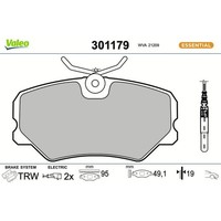 Valeo 301179 Bremsbelagsatz FüR Peugeot 405 405 I 15B 15E 4B 4E Bremse