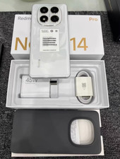 New Xiaomi Redmi Note 14 Pro 5G 12GB+256GB White International Version Unlocked 