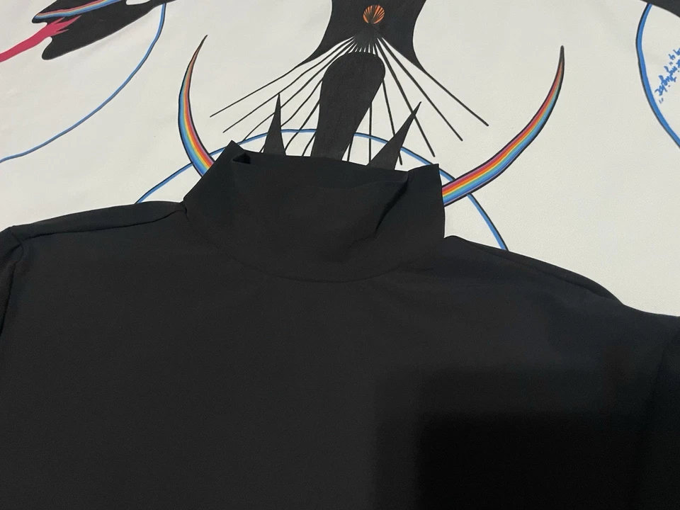 Suéter de cuello alto elástico Prada para hombre manga larga negro L ¡Como nuevo! Foto 3 de 4