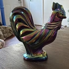 Fenton Carnival Glass Rooster Figurine 5”