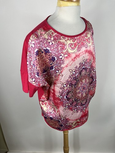Westbound Woman’s Size XL Short Sleeve Pullover Top-4027 - Picture 3 of 5