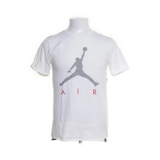Nike Air Jordan, T-shirt, Größe: S, Weiß/Schwarz, Baumwolle, Print, Herren #ZjZ