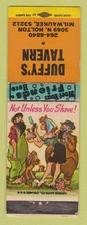 Matchbook Cover - Duffy's Tavern Milwaukee WI hillbilly WEAR