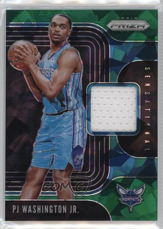 2019-20 Panini Prizm Green Ice 41/56 PJ Washington Jr #SS-PJW Rookie RC gx8