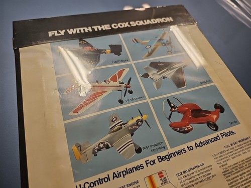 MIB, Cox Wild Wings Eagle, 1980 049 Gas Powered Control Line Airplane - Picture 15 of 16