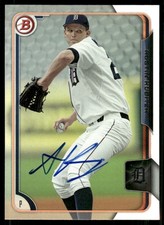 2015 Bowman AUSTIN KUBITZA Signed Card autograph auto TIGERS