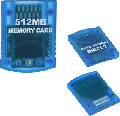 Tolesum 512MB (8192 Blöcke) Wii Memory Card, Hochgeschwindigkeits Speicherkarte