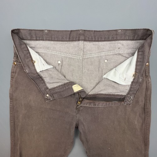 Vintage Wrangler Jeans Mens 36x34 Brown 936CHT Slim Fit Made USA Cowboy Western - Picture 4 of 12