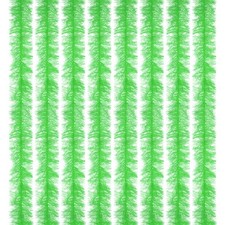 6.6Ft Feather Boa, 8 Pcs Artificial Fluffy Feather Boas, Fruit Green