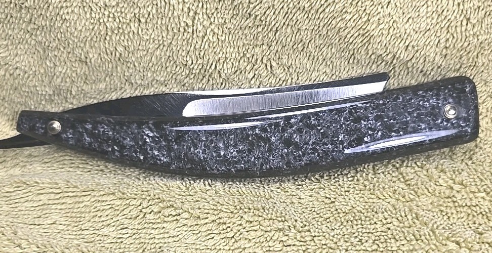 Max Sprecher Custom Straight Razors, Black, New, 120325-8