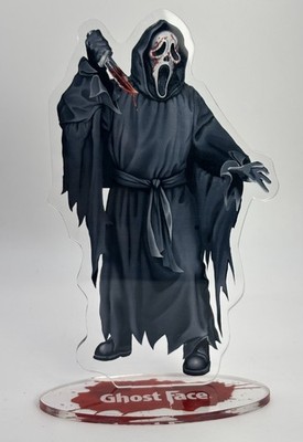 Halloween Horror movie decoration GHOST FACE ACRYLIC STANDEE mini stand Scream