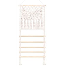 Macrame Hair Claw Clip Organizer Hair Accessorie Hanging Storage Home Decor6944