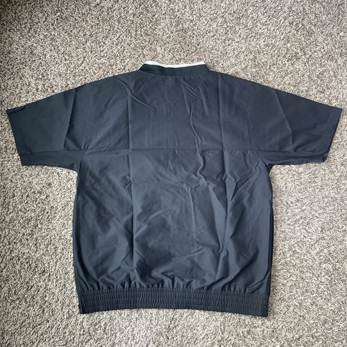 Nike Air Jordan Mens Size Small Team SS Coaches Jacket Black White CV5858-010 - Picture 2 of 7