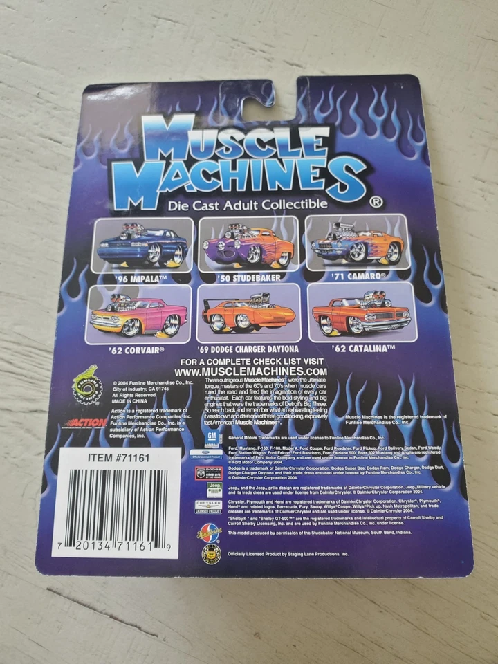 Muscle Machines 1:64 '96 Chevrolet Impala Blue White Tires 1 Of 1496 Chase - Image 2 of 3