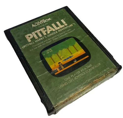 Pitfall (Atari 2600, 1982) Cleaned & Tested (O135)