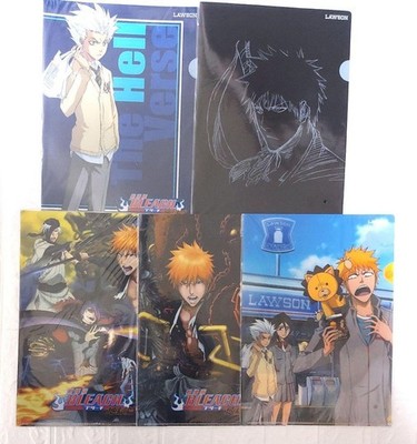 BLEACH the Movie: Hell Clear File Set of 5 Lawson Exclusive A4