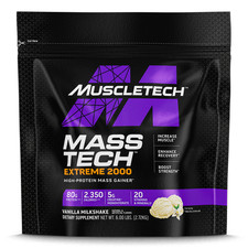 Mass-Tech™ Extreme 2000, Vanilla Milkshake, 6 lbs (2.72 kg) 9.35 per gallon