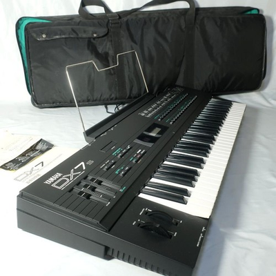 #ad #ad Yamaha DX7s 61 Key FM Digital Synthesizer w Case Manuals amp; Warranty $394.00