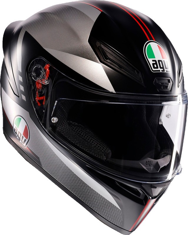 agv k1s Lサイズ AGV K1 S Lap Matte Black Gray Red Helmet size 2X-Large | eBay