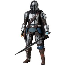 MEDICOM TOY MAFEX No.256 The Mandalorian Chrome Ver Figure Star Wars Japan