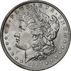 1887 MORGAN SILVER DOLLAR NGC MS62 ORIGINAL BAG FRAGMENT POSSIBLE PARTIAL E 🤔