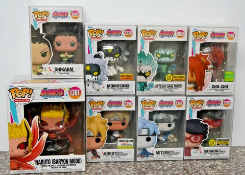 Funko Pop! Boruto: Naruto Next Generations Lot of 8