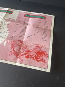 Nintendo NES Romance of the Three Kingdoms II Poster/Map