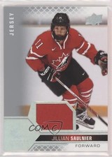 2022 Team Canada Juniors Women's WC Jersey Relics Jillian Saulnier #46 au7