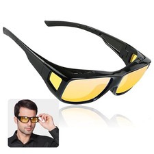 Lunettes polarisées de conduite de nuit pour automobilistes, verres jaunes, p...