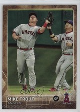 2015 Topps Retail Update Series Throwback Variations Mike Trout #300 1l8x