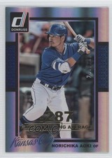 2014 Panini Donruss Gold Career Stat Line 247/287 Norichika Aoki #298 7y5