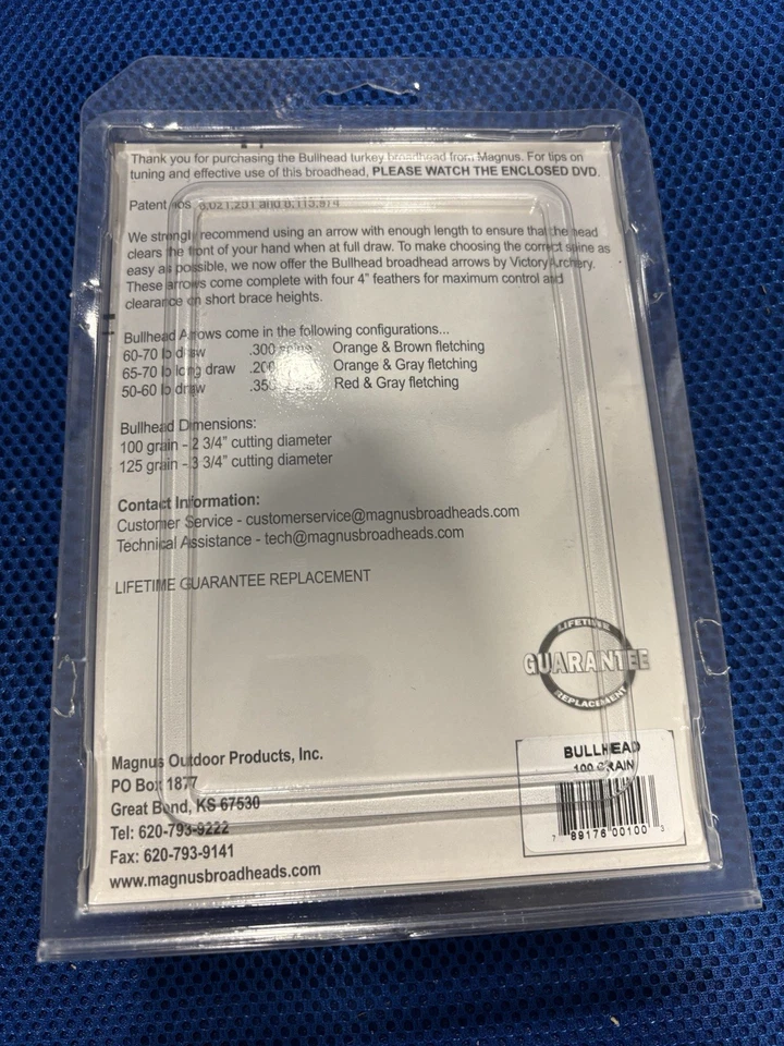 Magnus Bullhead 100 GR - Pack of 3 - Image 2 of 2