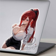 Waifu Erza Scarlet Vinyl Sticker Anime Manga Laptop Skateboard Car Tool Box Waifu Erza Scarlet Vinyl Sticker Anime Manga Laptop Skateboard Car Tool Box