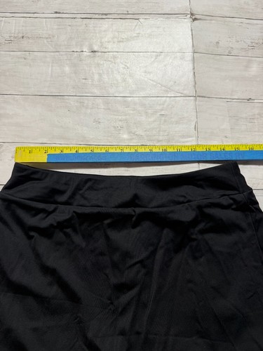 Lou Keith Womens Black Stretch Lined Pull On Comfy Athletic Tennis Skort Size L - Picture 4 of 4