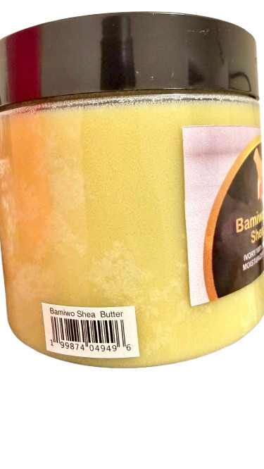 Bamiwo Organic Shea Butter 100% Pure Natural Body Butter - 14 Oz Size