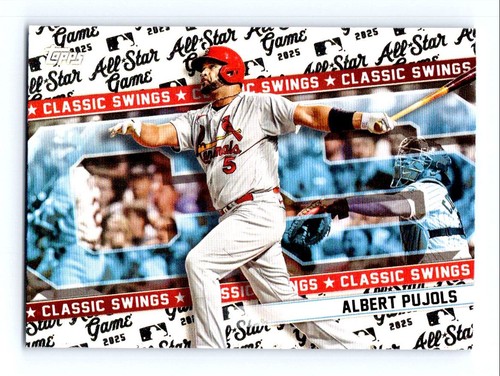 #CS-1 2025 Topps All Star Game Classic Swings * Albert Pujols Cardinals