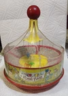Vintage The Flying Fleas Trapeze Circus Musical Tin Litho Toy J. Chein Rare!